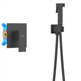 Гигиенический душ со смесителем Aquatek AQ1619MB однорычажный, Черный