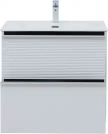 Тумба под раковину Aquanet Вита 70 белый матовый, подвесная, 330476