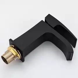 Смеситель для раковины Gappo G1007-6, Черный матовый