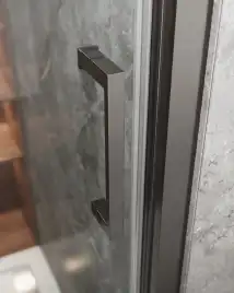 Душевая дверь CEZARES MOLVENO-BF-3-90-C-GM-IV стекло Прозрачное, профиль Оружейная сталь