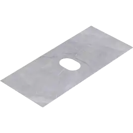 Тумба с раковиной подвесная Aqwella Geometria 100 GE01101MD+STG1014X456GS, со столешницей серый камень, цвет морская дюна