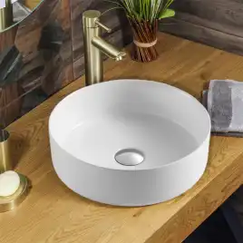 Раковина накладная Azario 355х355х120 AZ-3134-MW, цвет Белый