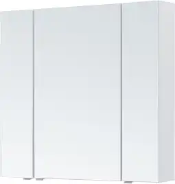 Зеркальный шкаф Aquanet Алвита new 90 белый матовый, 303897