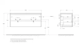 Тумба под раковину BelBagno KRAFT-1200-2C-SO-2-RNN подвесная Rovere Nebrasca Nature