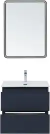 Тумба под раковину Aquanet Вега 2.0 60 маренго, подвесная, 337947