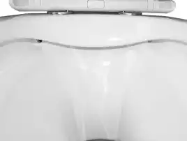 Унитаз подвесной Azario PRO PRO-0001 подвесной, безободковый, с сиденьем микролифт, Белый глянцевый