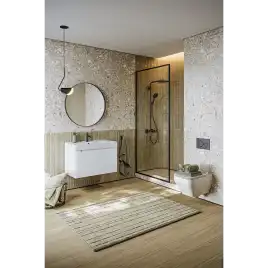 Тумба с раковиной подвесная Aqwella Vancouver 80 VAN01081, с одним ящиком, цвет белый