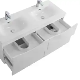 Тумба под раковину BelBagno MARINO-CER-N-1200-4C-SO-BL-P подвесная Bianco Lucido