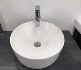 Раковина накладная CeramaLux 430х430х130 D1306H012, цвет Под камень