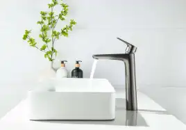 Смеситель для раковины Aquatek Бетта AQ1104BGM, Оружейная сталь