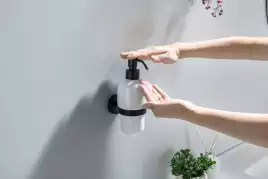 Дозатор для жидкого мыла Aquatek Бетта AQ4605MB, Черный матовый