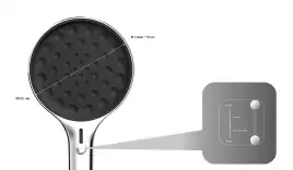 Ручной душ с шлангом Vincea Inspire VSHN-3I2HCH VSHN-3I2HCH , хром