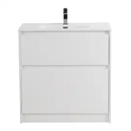 Тумба под раковину BelBagno KRAFT39-800/390-2C-PIA-BO напольная Bianco Opaco