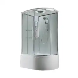 Душевая кабина AvaCan EM5812LLEDT 120x80 см, высокий поддон, с крышей, левая