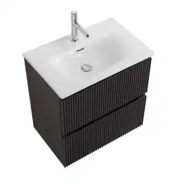 Тумба под раковину BelBagno UNO-MINI-500-2C-SO-GSO подвесная, Темно-Серый Матовый