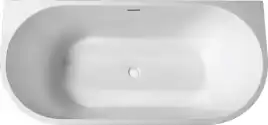 Акриловая ванна Abber 130х70 AB9216-1.3, отдельностоящая, Белая глянцевая