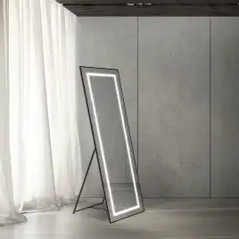 Интерьерное зеркало напольное BelBagno SPC-KRAFT-555-1700-TCH-PIA-NERO