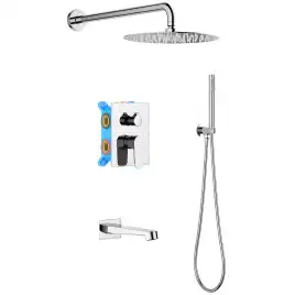 Душевая система Aquatek ОБЕРОН AQ1273CR, Хром