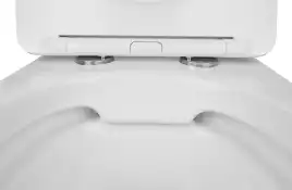 Унитаз подвесной Azario Gloria AZ-2003 подвесной, безободковый, с сиденьем микролифт, Белый глянцевый