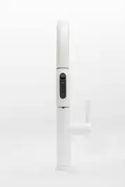 Смеситель для кухни AVS PureRiver 811-171-MW с выдвижным изливом, белый матовый