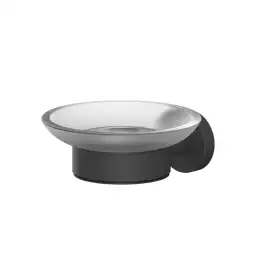 Мыльница Whitecross ERGO black, ER2220BL, Черный матовый