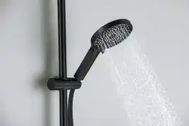 Душевой гарнитур Aquatek Лугано AQ2022MB, Черный матовый