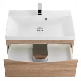 Тумба под раковину BelBagno MARINO-600-2C-SO-WO-P подвесная Rovere Bianco
