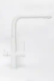 Смеситель для кухни AVS PureRiver 811-160-MW, Г-образный излив, белый матовый