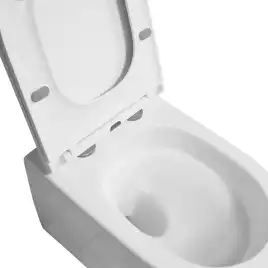 Унитаз подвесной Azario Blanko AZ-9003WT подвесной, безободковый, со смывом 