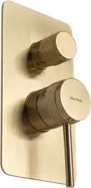 Смеситель для ванны Allen Brau Priority 5.31A11-GB (с внутренней частью, 3 выхода) золото