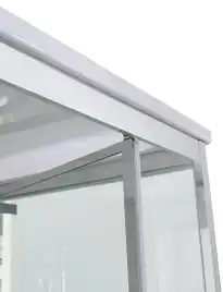 Душевая кабина AvaCan V5016LED 160x85 см, высокий поддон, с крышей