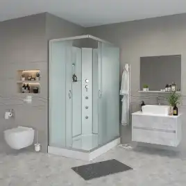 Душевая кабина Niagara Classic 120х80х200 NG-43285-14QBKG низкий поддон, с гидромассажем, 432853QBKG