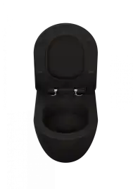 Унитаз подвесной  Creavit Free FE320-11SM00E-0000 с сиденьем микролифт Черный матовый