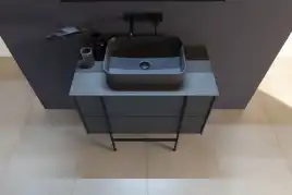 Тумба под раковину Allen Brau Reality 100 1.32007.AM антрацит матовый