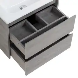 Тумба под раковину BelBagno KRAFT 39-700/390-2C-SO-CG подвесная Cemento Grigio