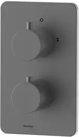 Смеситель для ванны Allen Brau Priority 5.3U123-MG (с внутренней частью, 3 выхода) графит браш