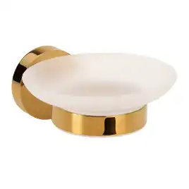 Мыльница стеклянная Bemeta Brilo Золото глянцевое  161108042