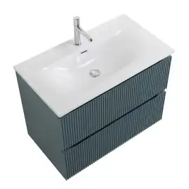 Тумба под раковину BelBagno UNO-900-2C-SO-AO подвесная, Голубой Матовый