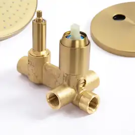 Встраиваемая душевая система AVS SLIMMER 811-121-BG, брашированное золото