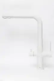 Смеситель для кухни AVS PureRiver 811-160-MW, Г-образный излив, белый матовый