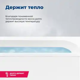 Акриловая ванна Aquanet Tessa NEW 170x70, 242925