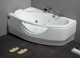 Акриловая ванна Gemy G9046 II K L 171х99 с гидромассажем, левая