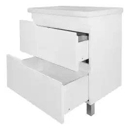 Тумба с раковиной Azario KANTRI 70/2Н CS00097252, напольная с раковиной Фостер 70, белая