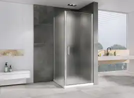 Душевой уголок ABBER Sonnenstrand 80х75 см, AG04080M-S75M, профиль хром, стекло матовое