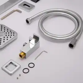 Встраиваемая душевая система AVS CUBE 811-221-CR, хром