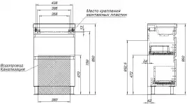 Тумба под раковину Aquanet Нота New 50 дуб светлый, 344137