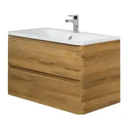 Тумба под раковину BelBagno ALBANO-800-2C-SO-RR подвесная Rovere Rustico