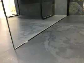 Душевая перегородка AVS Walk In 120 профиль черный, стекло прозрачное, 803-0014-200-12-BM-T