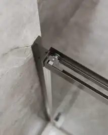 Душевая дверь CEZARES MOLVENO-BF-3-100-C-GM-IV стекло Прозрачное, профиль Оружейная сталь