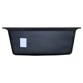 Кухонная мойка AZARIO Tavas 620х480х197 кварцевая, прямоугольная, цвет Черный: CS000976724